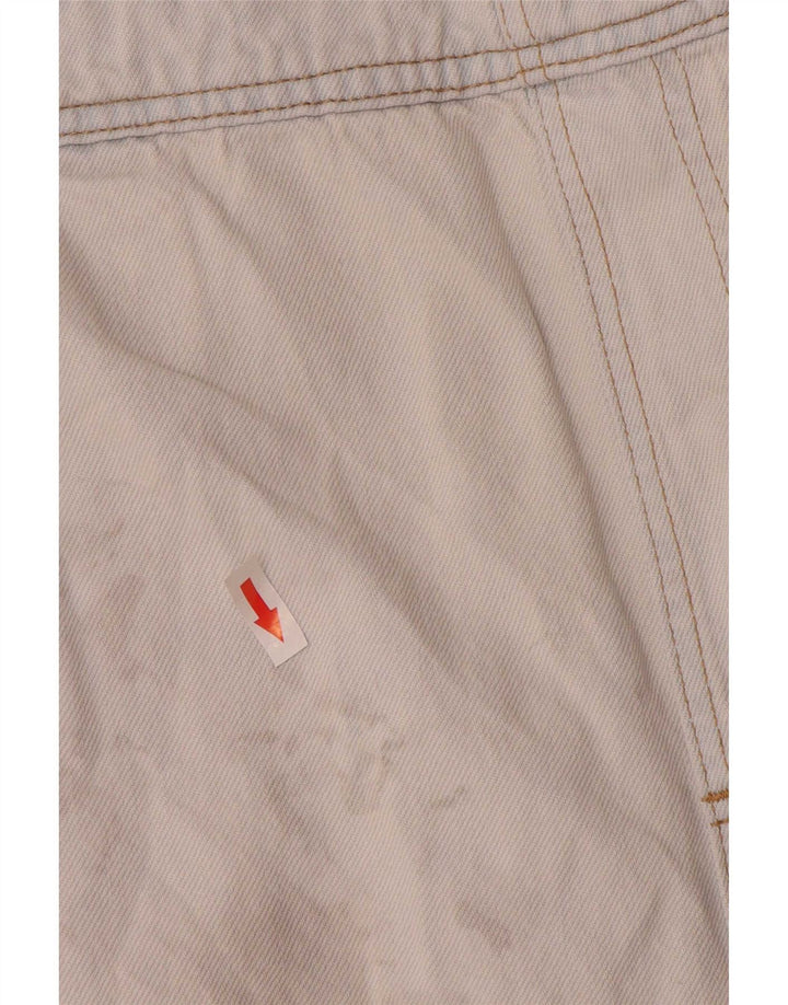 Levi's Damen-Latzhose, Denim-Shorts, Größe L, W34, Blau, Baumwolle