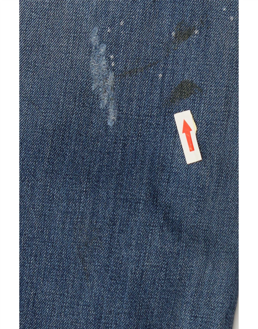 Diesel Herren Distressed Straight Jeans W34 L34 Blaue Baumwolle