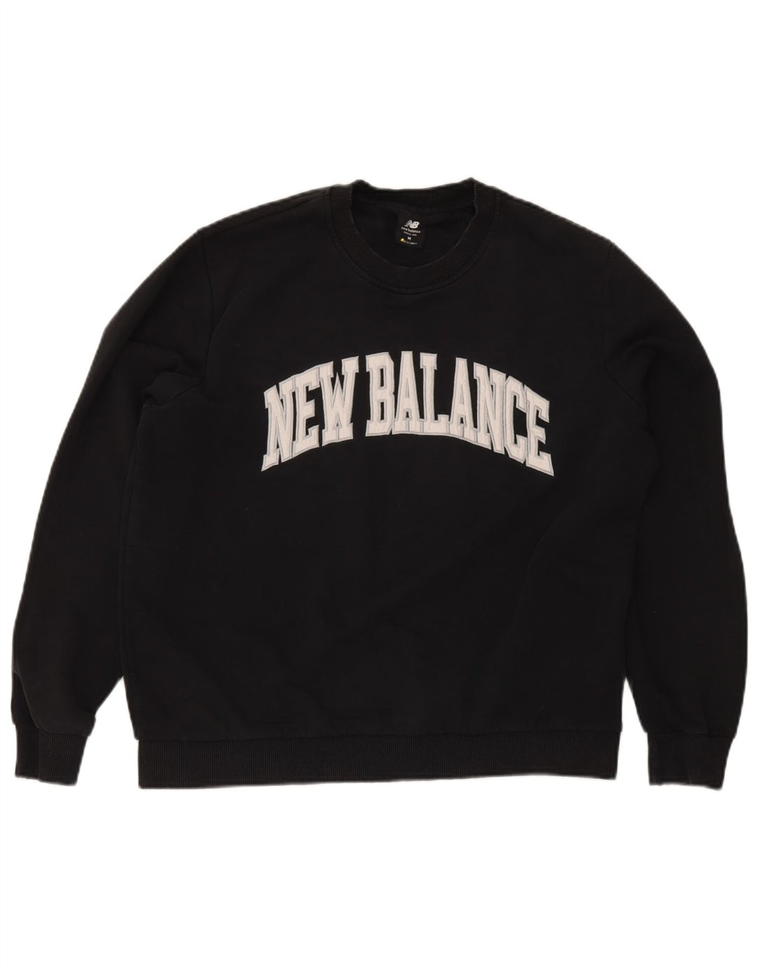 New Balance Herren-Sweatshirt mit Grafik, mittelschwarze Baumwolle