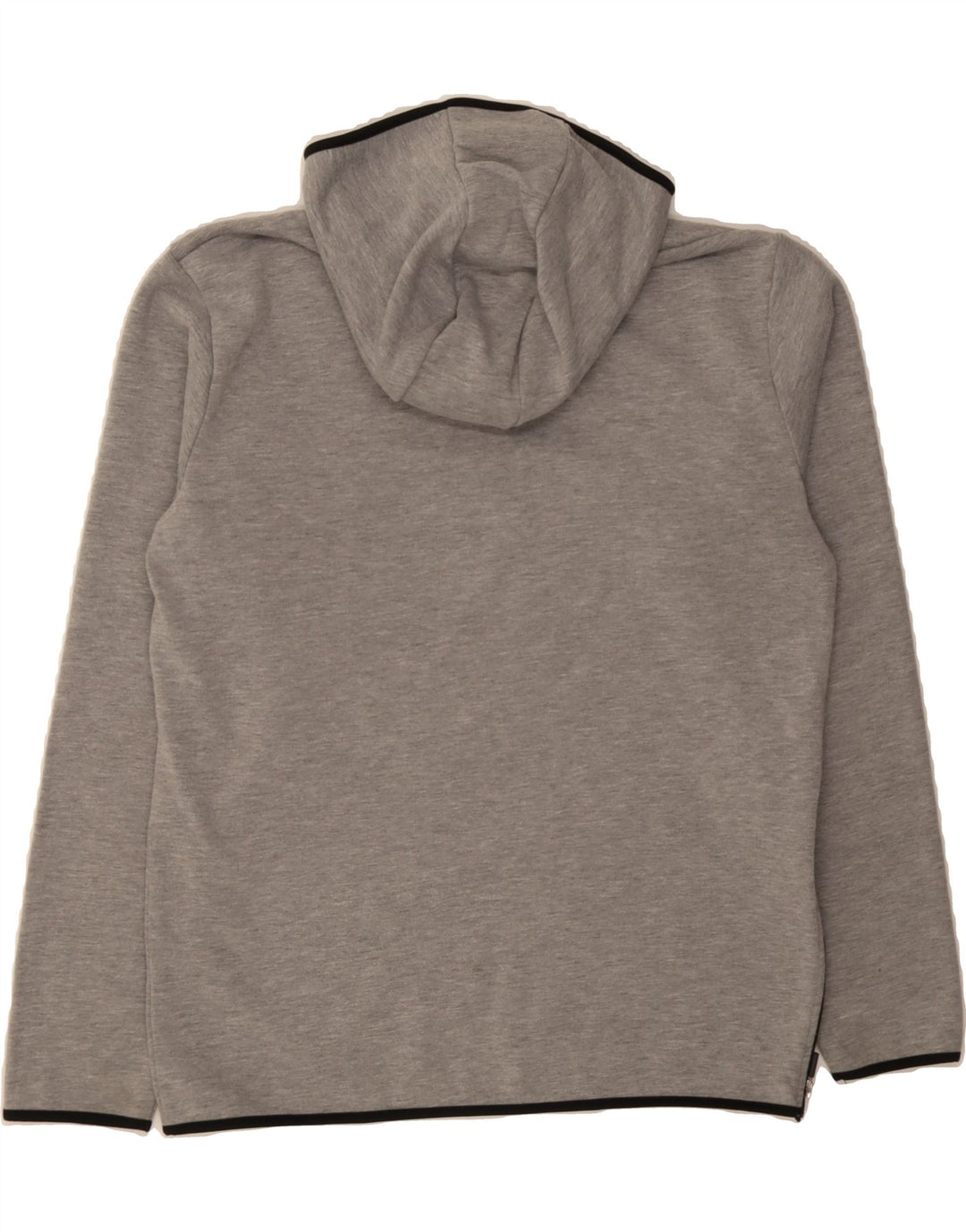 ELLESSE Mens Zip Neck Hoodie Jumper Medium Grey Polyester Vintage Ellesse and Second-Hand Ellesse from Messina Hembry 