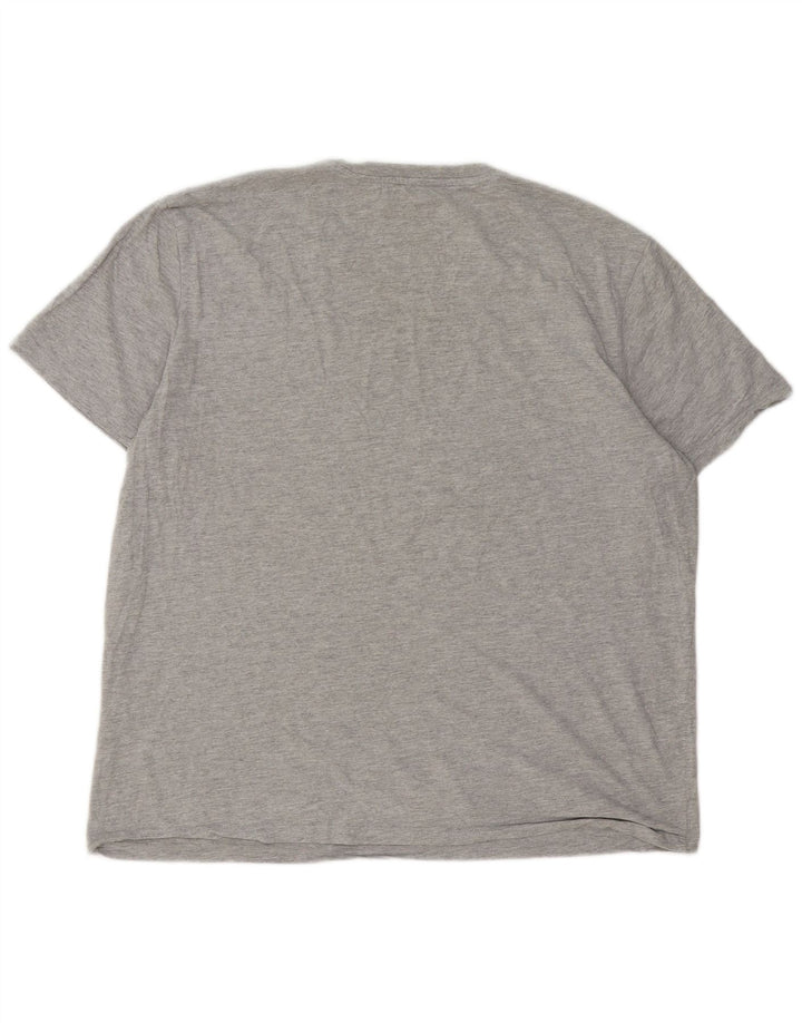 Jack & Jones Herren T-Shirt Top 2XL Grau Baumwolle