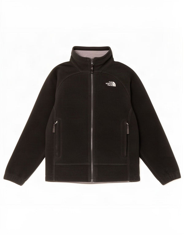 The North Face Fleecejacke für Jungen, 9–10 Jahre, schwarzes Polyester