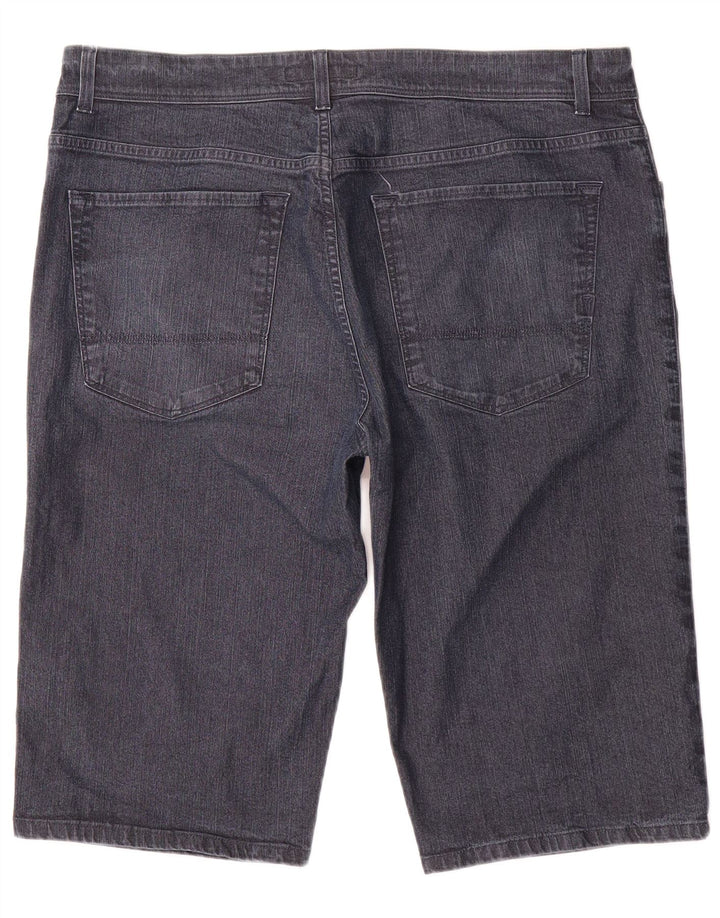 Trussardi Herren-Jeansshorts W36, groß, marineblaue Baumwolle