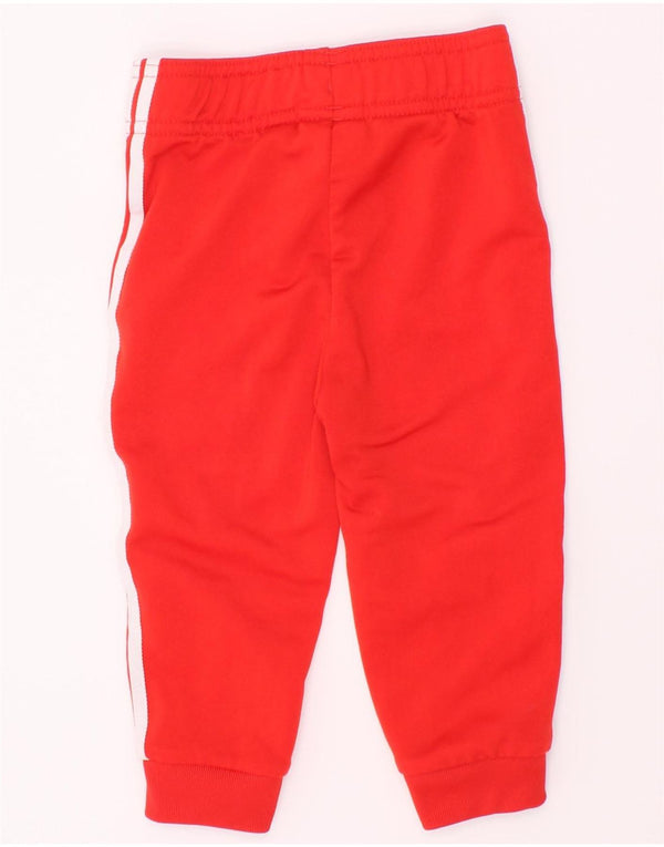 Adidas Baby-Mädchen-Jogger-Trainingshose, 12–18 Monate, rotes Polyester