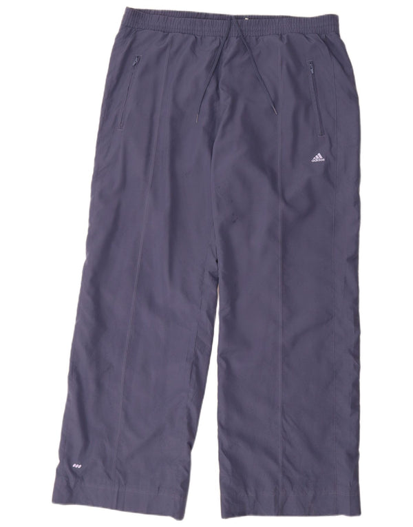 Adidas Damen Trainingshose UK 18 XL Marineblau Polyester