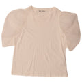 Zara Damen Bluse Top UK 10 Small Weiße Baumwolle
