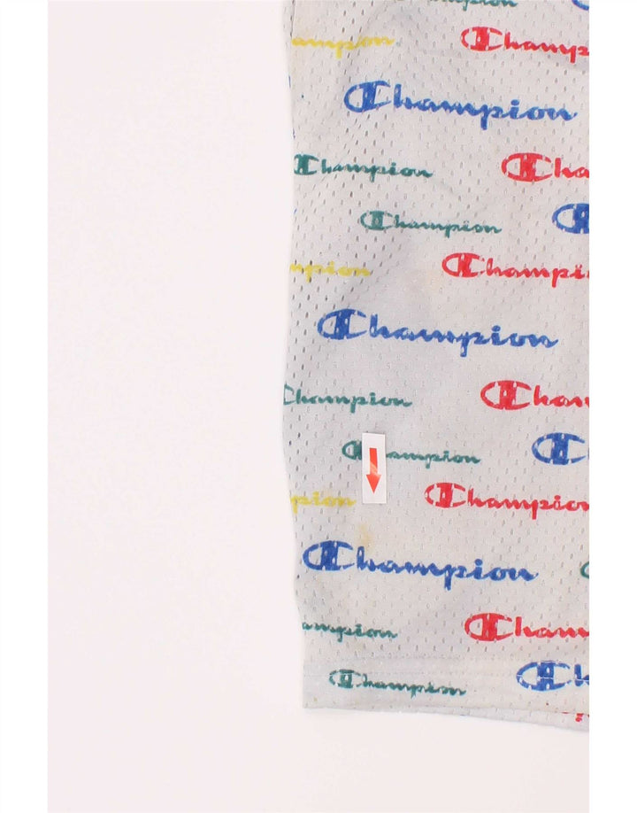 Champion Sport-Shorts mit Grafik für Jungen, 11–12 Jahre, Größe L, weißes Polyester