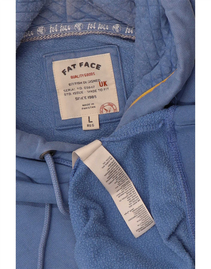 Fat Face Herren-Kapuzenpullover, groß, aus blauer Baumwolle