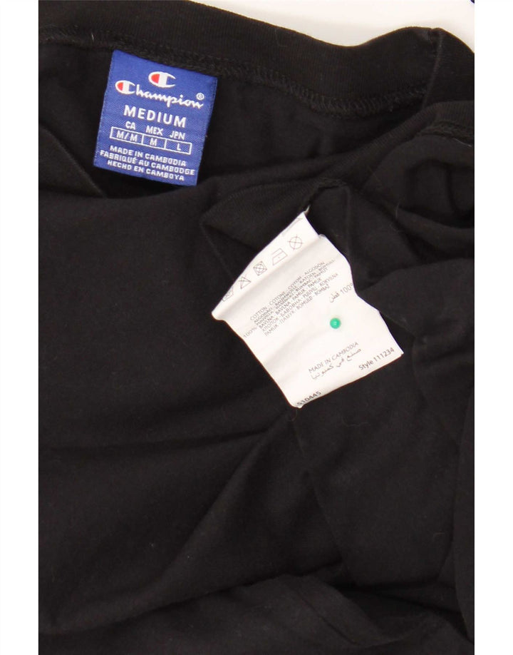Champion Damen-Pullover mit übergroßem Grafik-Sweatshirt, Gr. 14, mittelschwarz