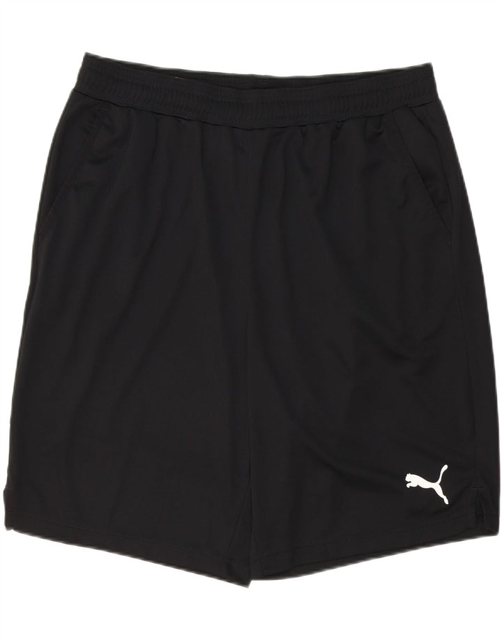 PUMA Mens Sport Shorts XL  Black Polyester Vintage Puma and Second-Hand Puma from Messina Hembry 