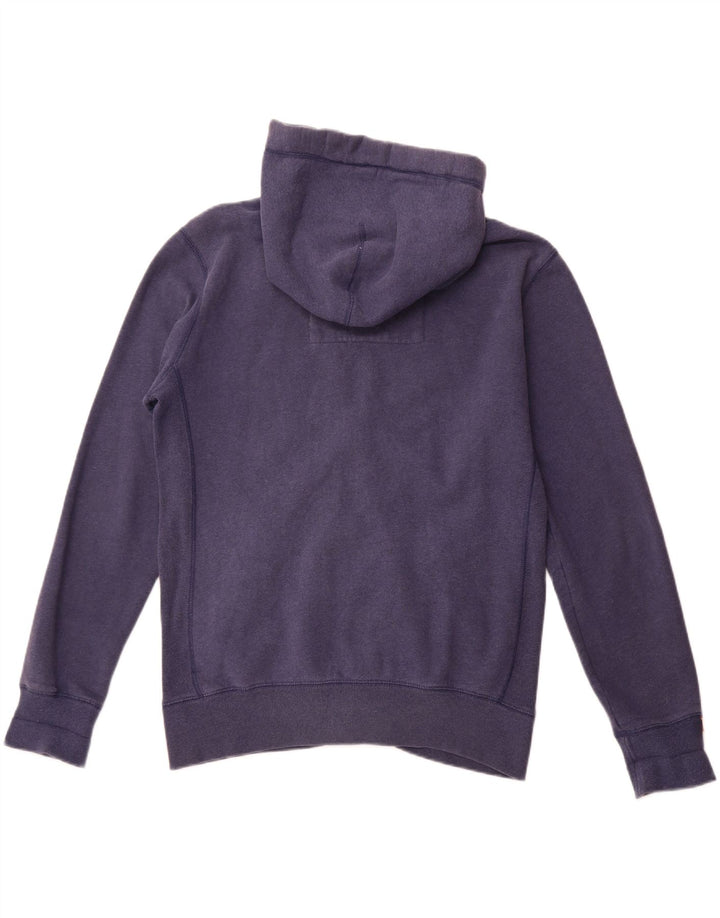 Superdry Herren-Kapuzenpullover mit grafischem Reißverschluss, XL, Marineblau, Baumwolle