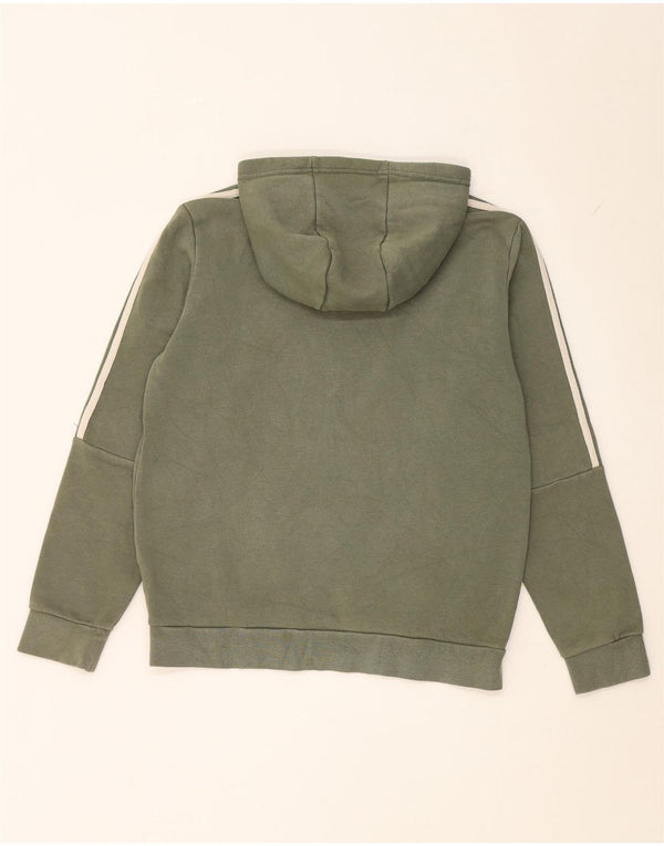 Adidas Jungen Kapuzenpullover 13–14 Jahre, grüne Baumwolle