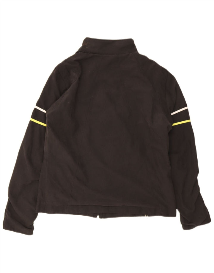 AUSTRALIAN L'ALPINA Herren Bomberjacke IT 46 Small Schwarz Polyester