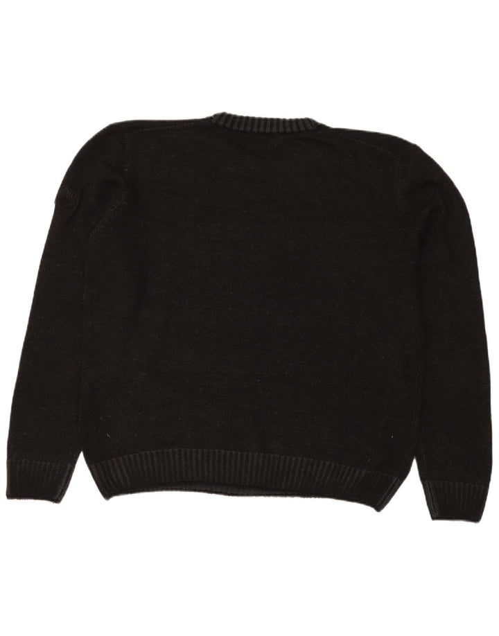LUMBERJACK Herren-Pullover mit Rundhalsausschnitt, 2XL, graues Acryl