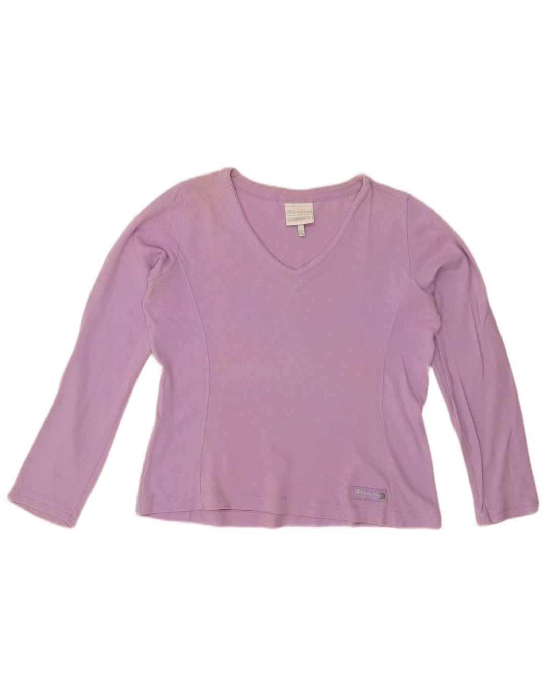 CHAMPION Damen Easy Fit Top Langarm UK 14 Medium Purple