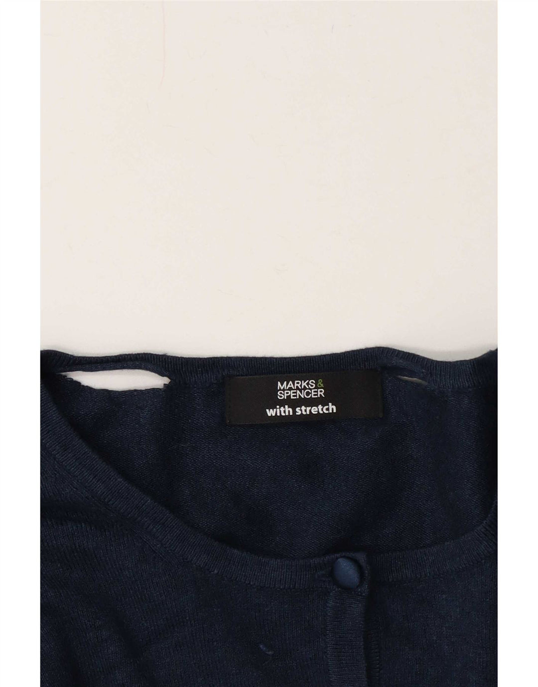 Marks & Spencer Damen-Cardigan-Pullover UK 12 Medium Navy Blue
