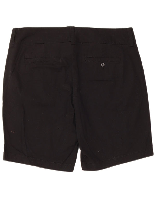 J. CREW Damen Frankie Chino Shorts US 8 Medium W34 Schwarze Baumwolle
