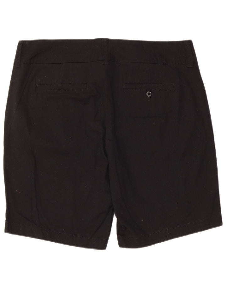 J. CREW Damen Frankie Chino Shorts US 8 Medium W34 Schwarze Baumwolle