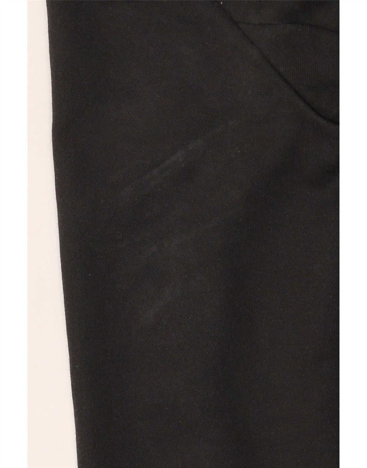 Adidas Damen Trainingsanzug Top Jacke UK 8 Small Schwarz Baumwolle