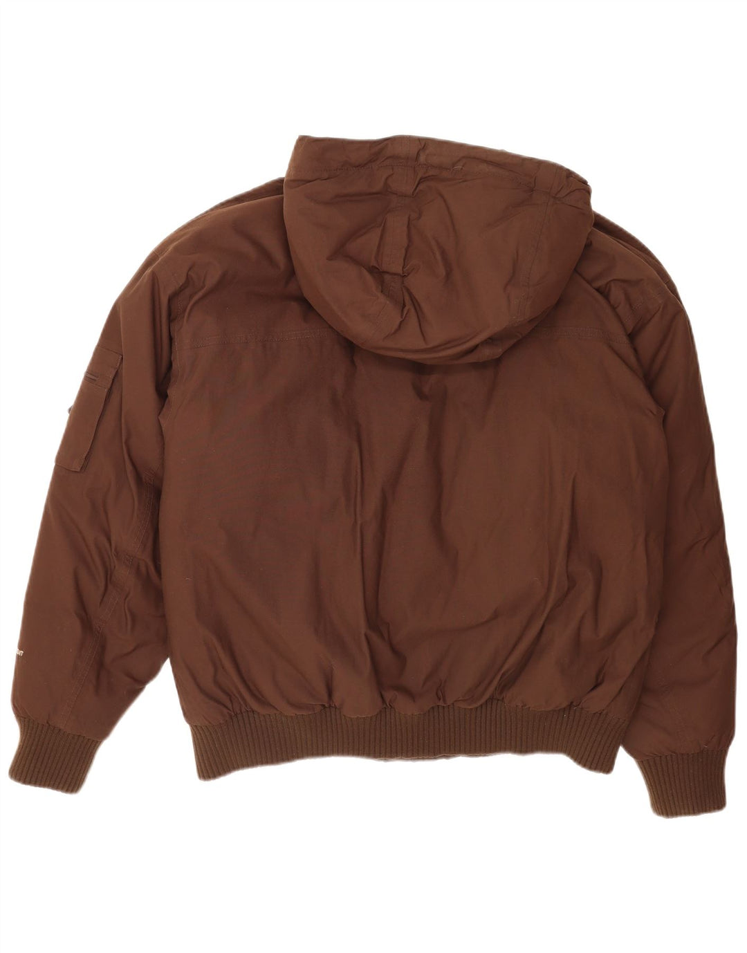 The North Face Herren-Windjacke mit Kapuze, UK 38, mittelbraunes Nylon