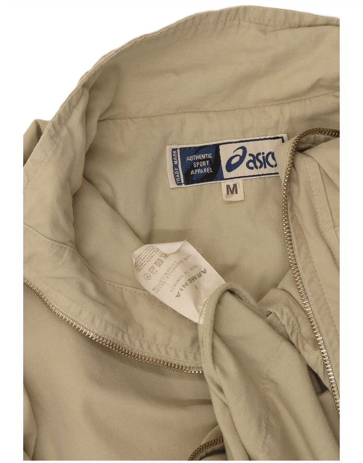 Asics Herren Regenjacke UK 38 Mittelbeige Baumwolle