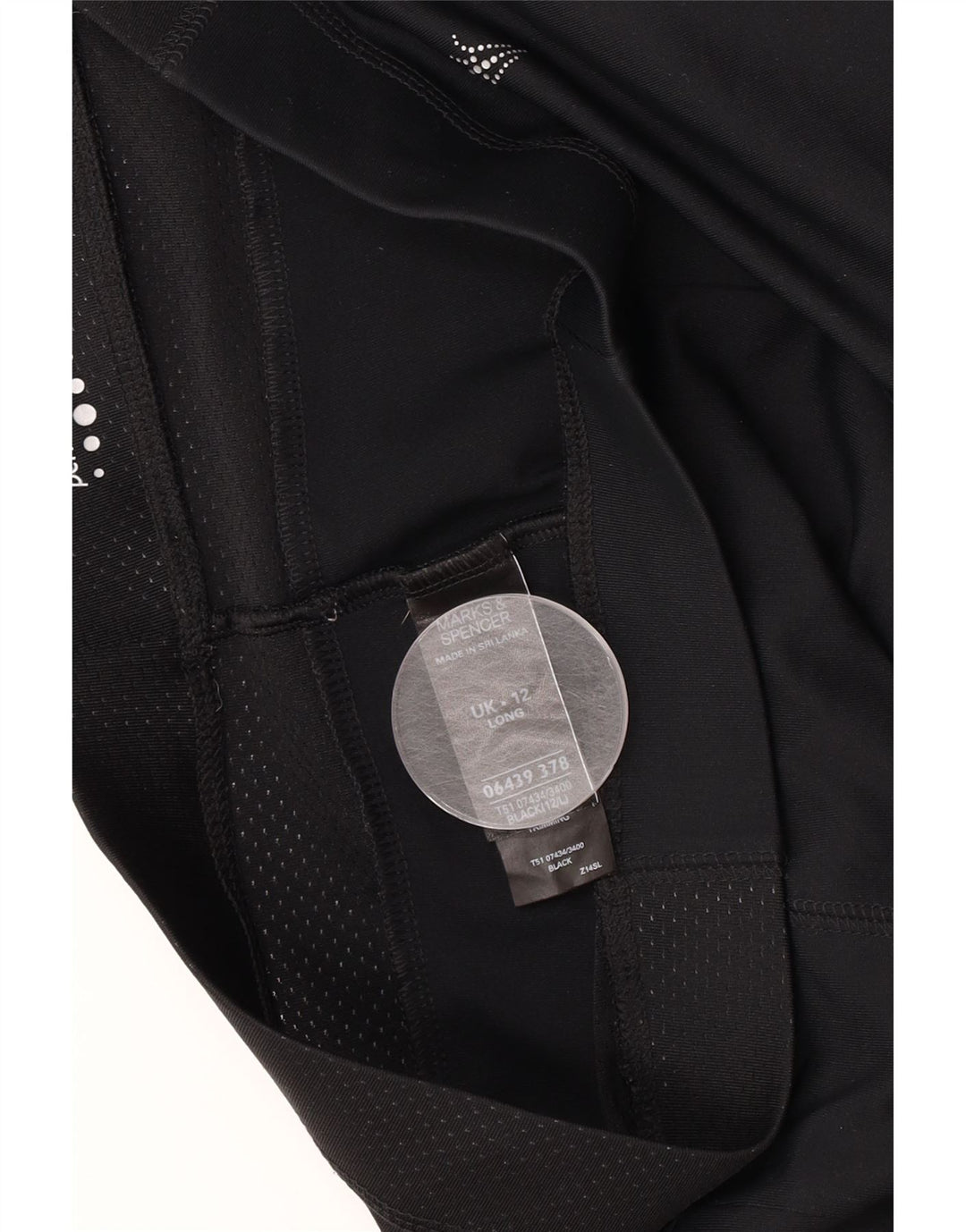 Marks & Spencer Damen Performance-Trainingshose UK 12 Medium Schwarz