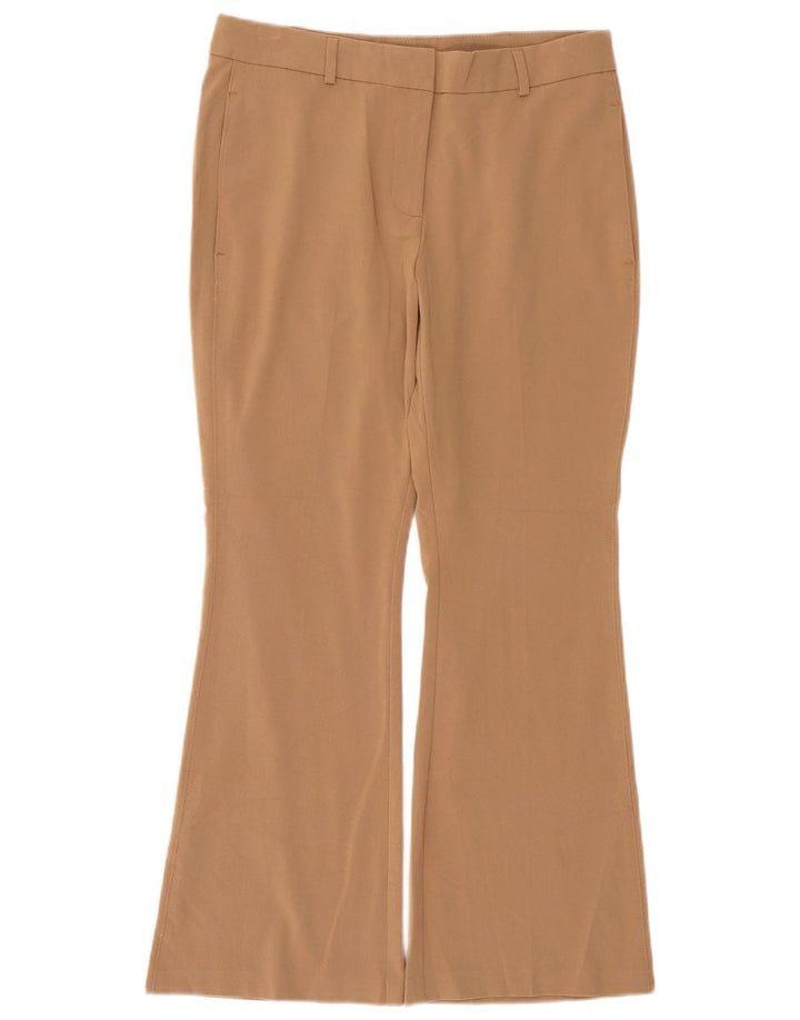 Marks & Spencer Damen Bootcut-Chinohose UK 12 Medium W30 L28 Beige