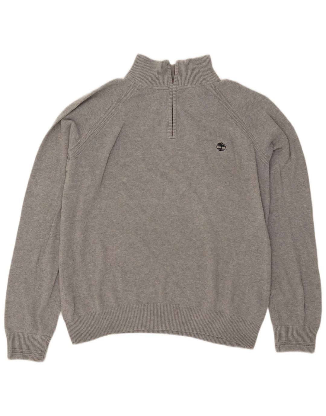 TIMBERLAND Herren-Pullover mit normaler Passform und Reißverschluss, XL, Grau