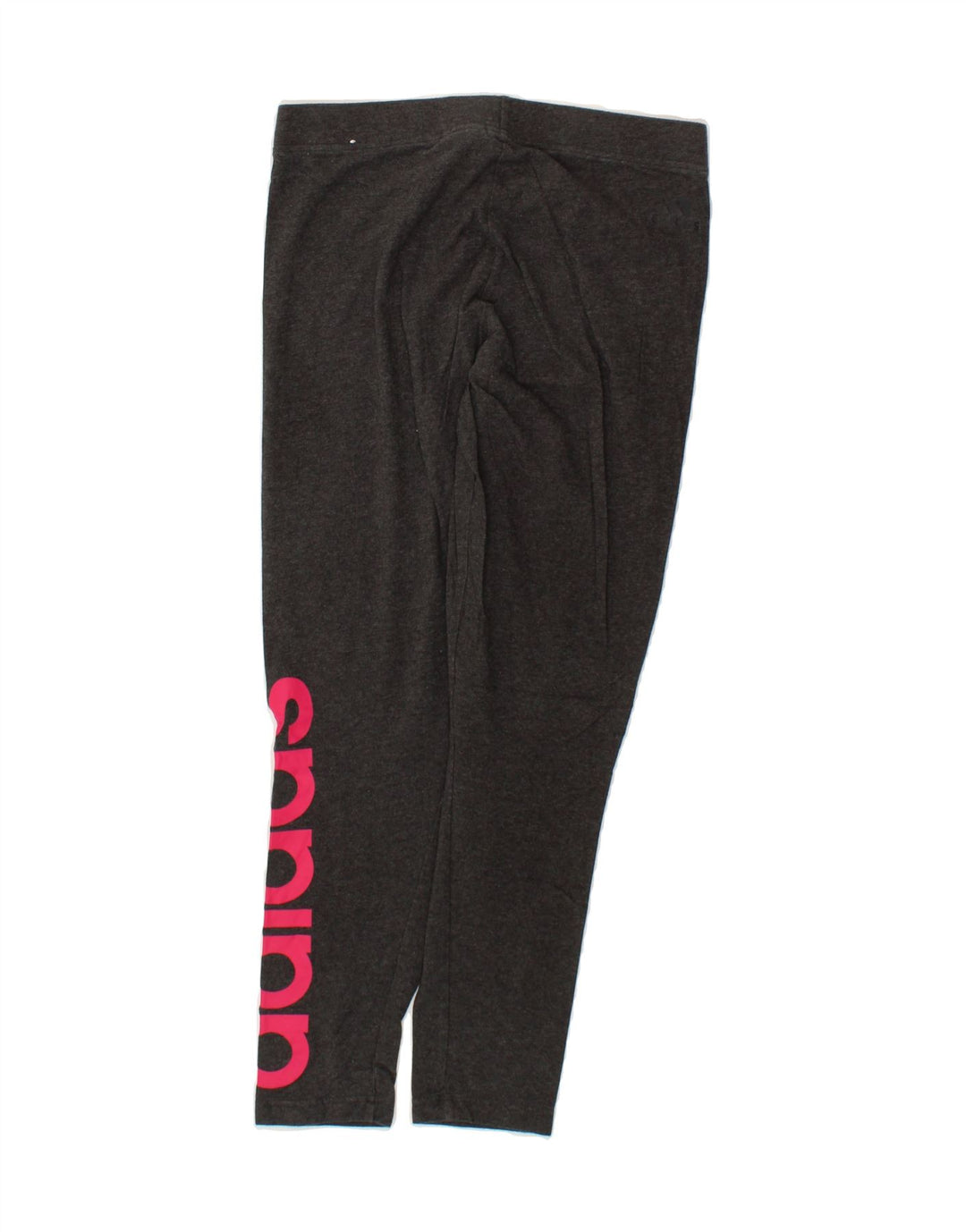 ADIDAS Womens Graphic Leggings UK 14 Medium  Grey Cotton Vintage Adidas and Second-Hand Adidas from Messina Hembry 