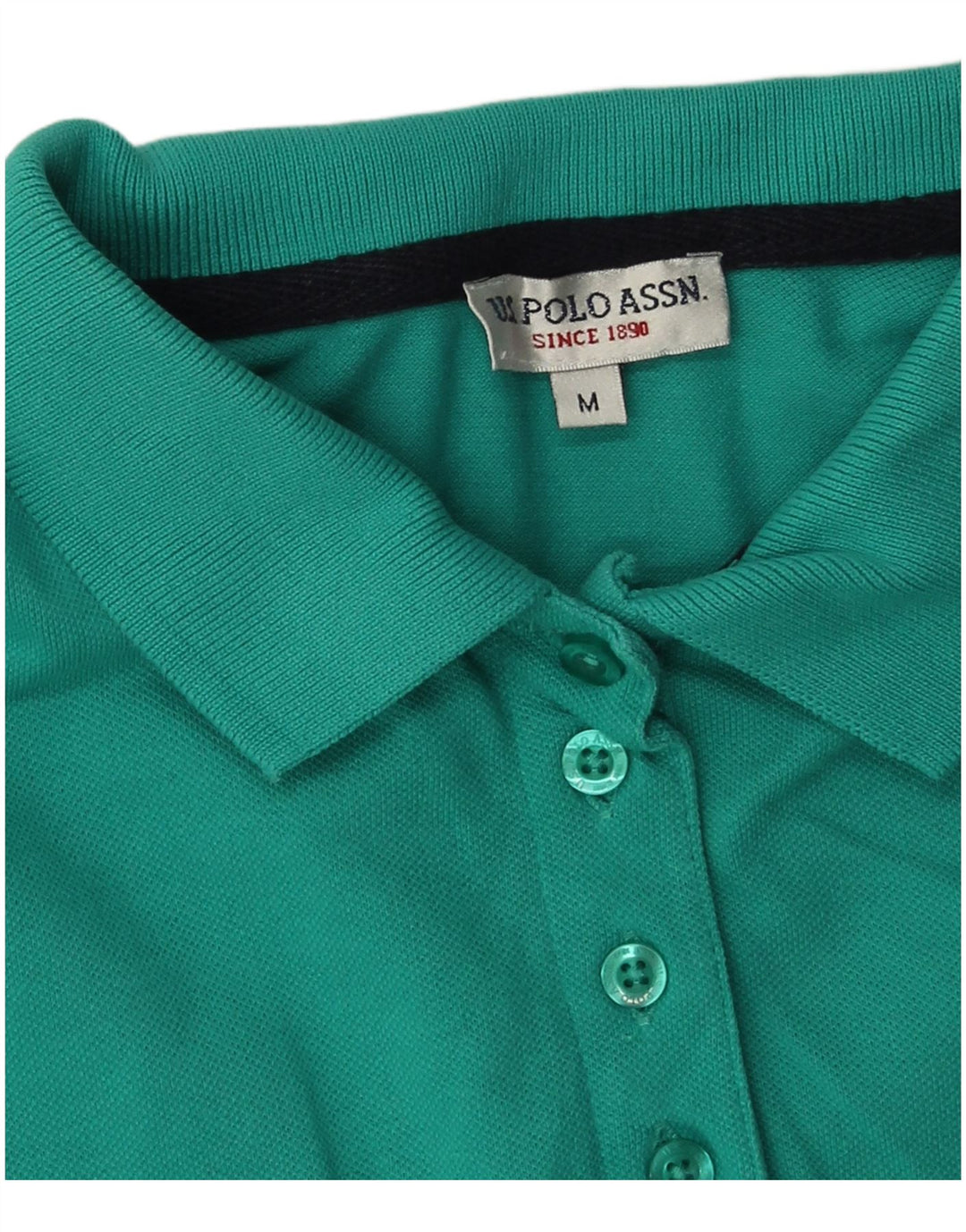 U.S. Polo Assn. Herren-Poloshirt aus mittelblauer Baumwolle