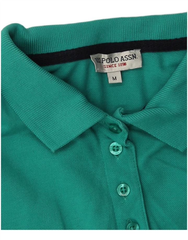U.S. Polo Assn. Herren-Poloshirt aus mittelblauer Baumwolle