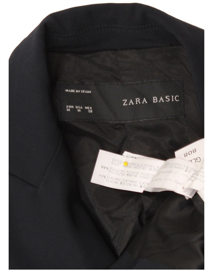 Zweireihiger Blazer für Damen von Zara, Größe UK 12, mittelmarineblau, Polyester