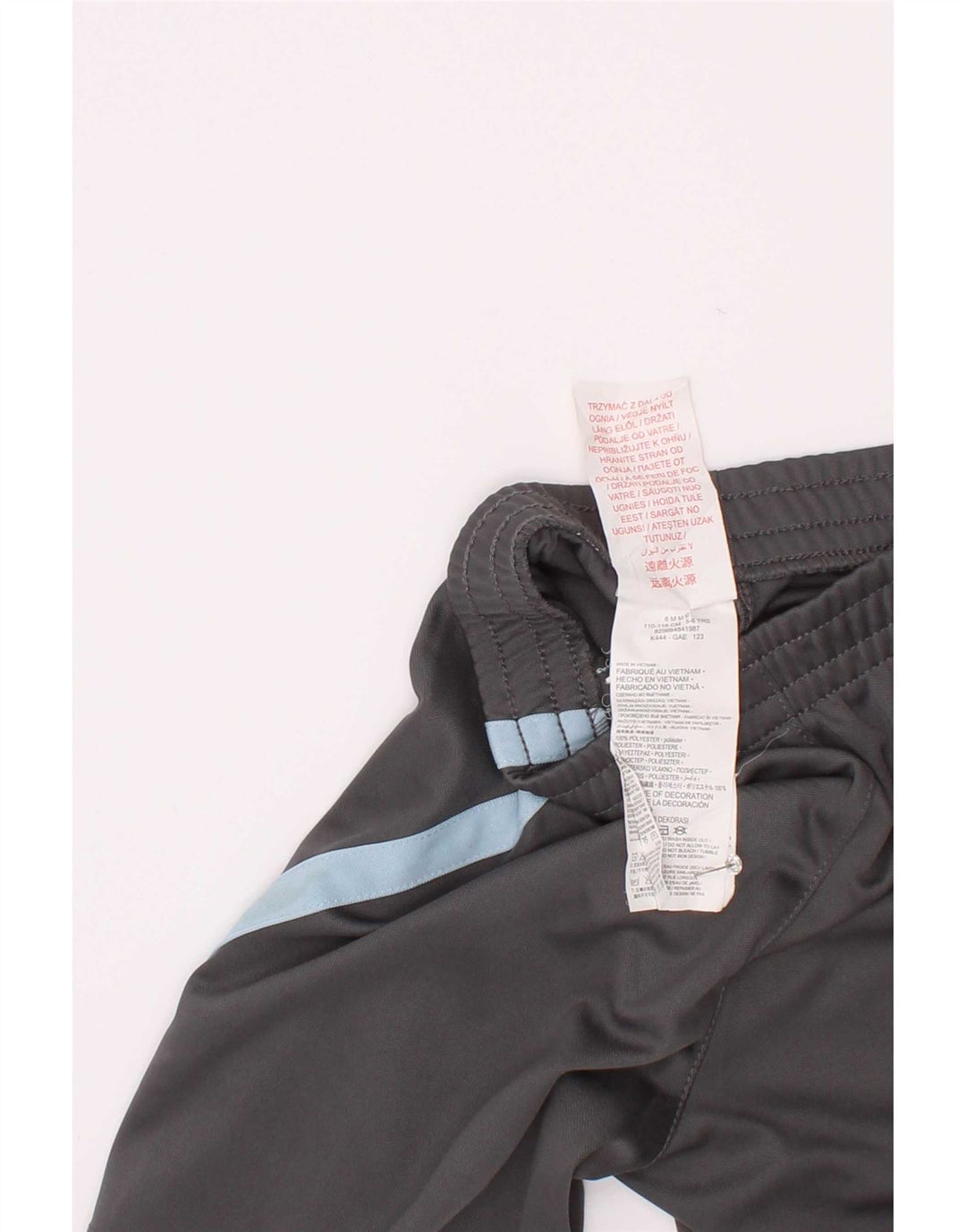 Nike Sportshorts für Jungen, 5–6 Jahre, graues Colourblock-Polyester
