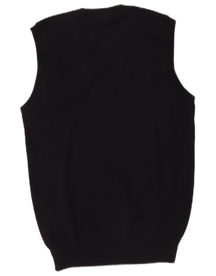 Liabel Herren-Weste, Tanktop, Größe S, marineblaue Schurwolle