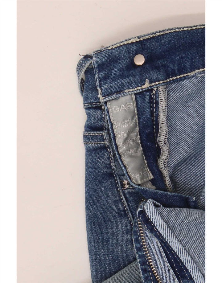 Gas Damen Christy Flare Bootcut Jeans W30 L31 Blau