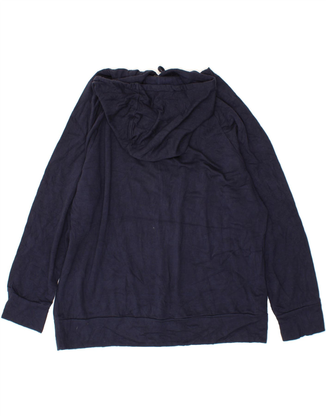 EDDIE BAUER Womens Hoodie Jumper UK 20 2XL Navy Blue Polyester Vintage Eddie Bauer and Second-Hand Eddie Bauer from Messina Hembry 