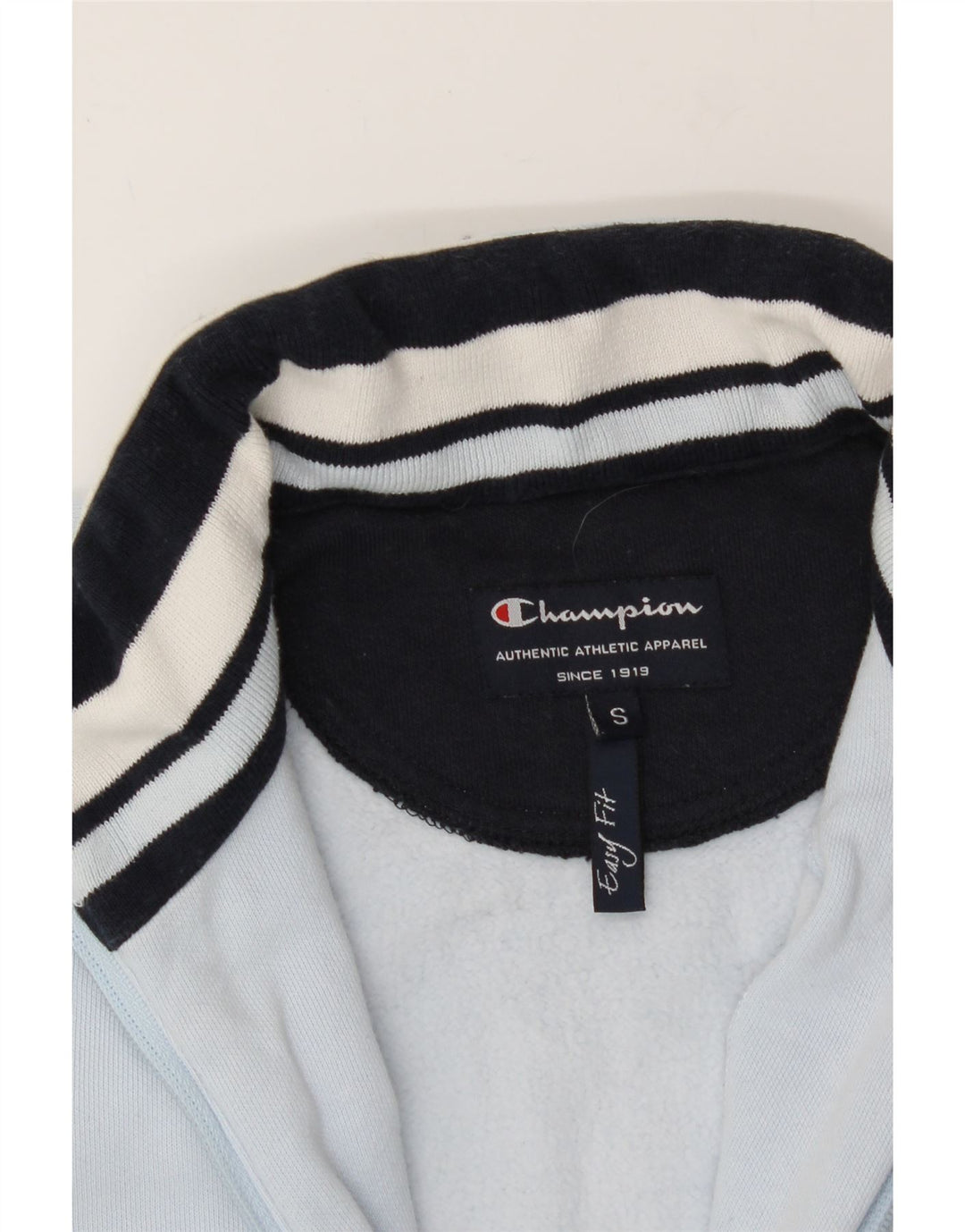 CHAMPION Womens Easy Fit Tracksuit Top Jacket UK 10 Small Blue Vintage Champion and Second-Hand Champion from Messina Hembry 