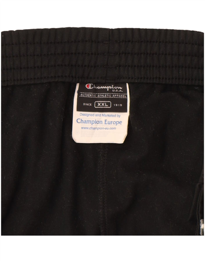 CHAMPION Herren-Trainingshose 2XL, schwarzes Polyester
