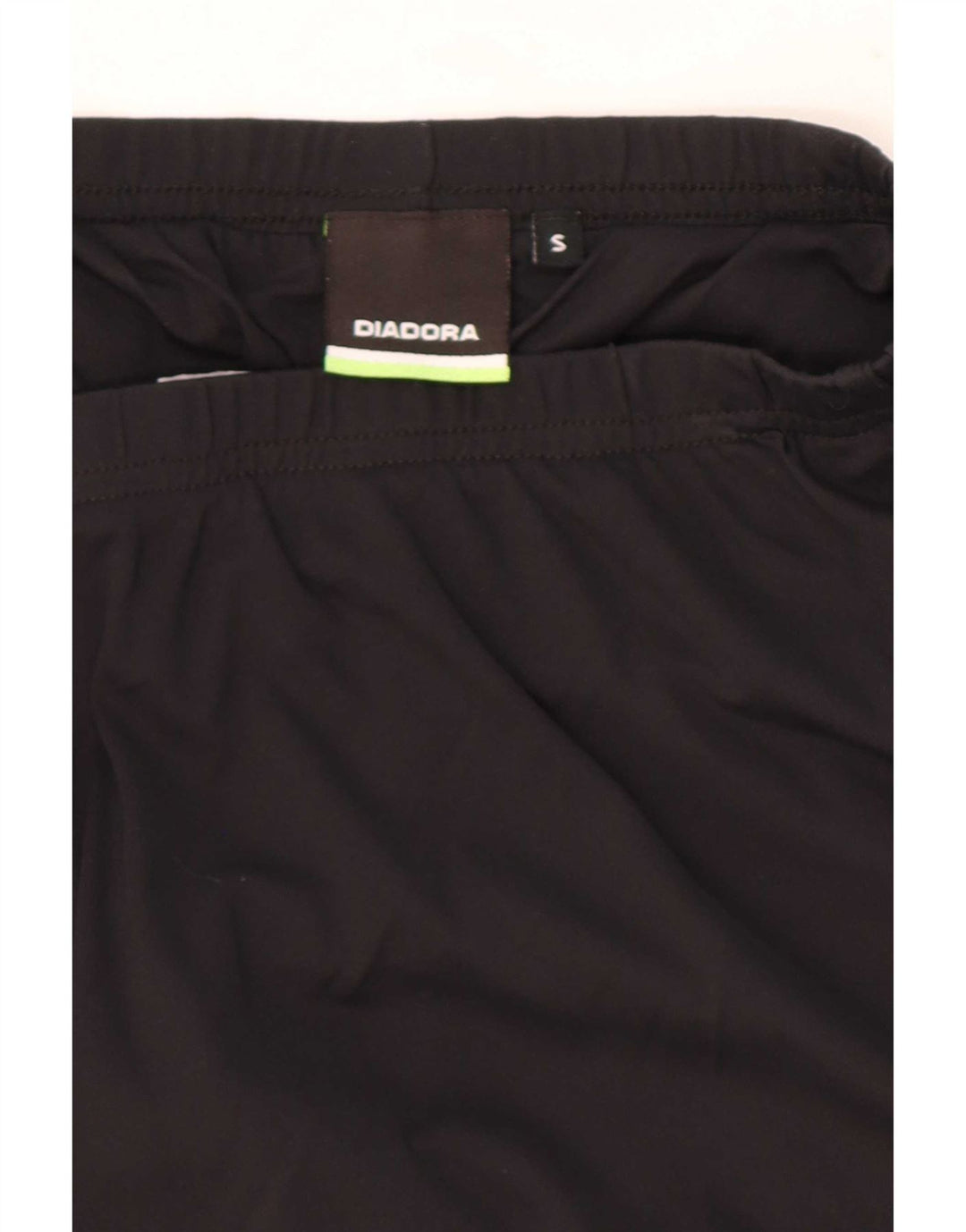 Diadora Damen Skort UK 10 Small Schwarz Farbblock
