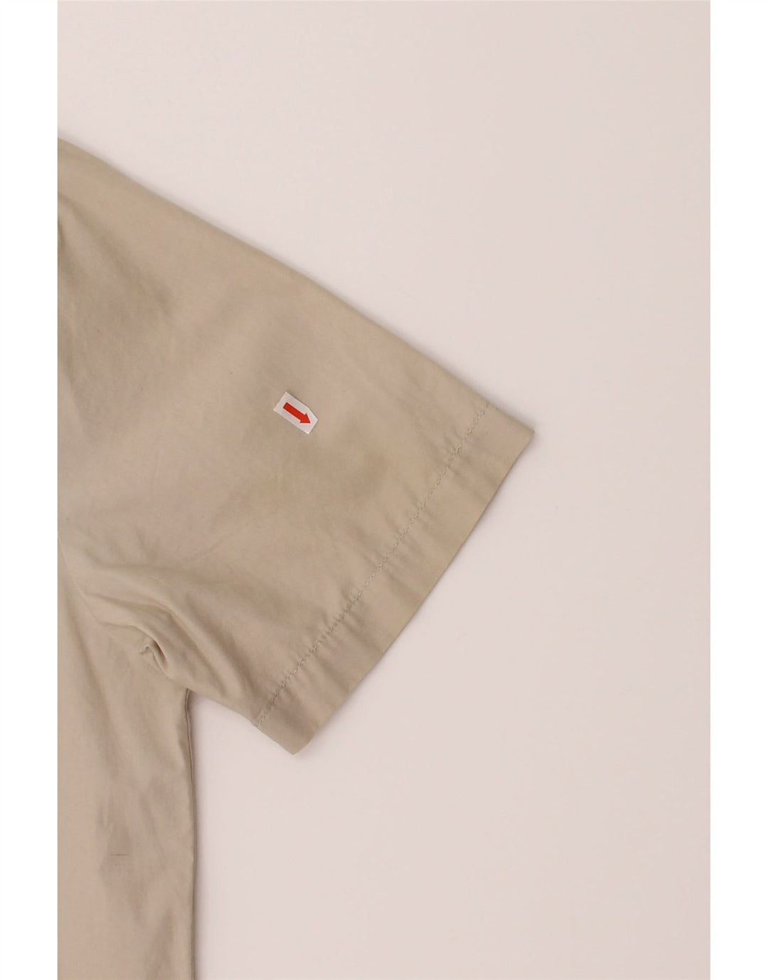 LEE Mens Short Sleeve Shirt 2XL Beige Cotton Vintage Lee and Second-Hand Lee from Messina Hembry 