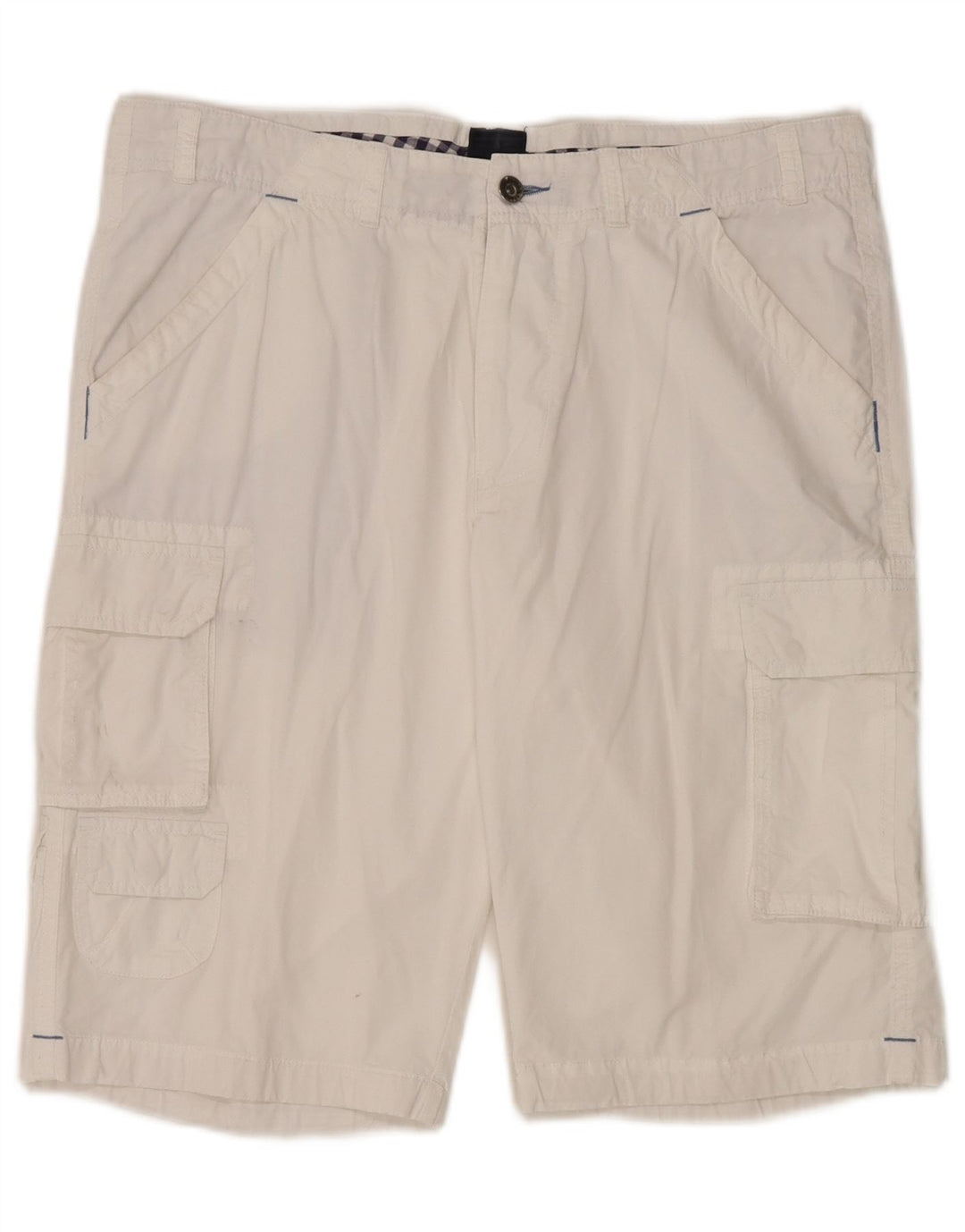 Daniel Hechter Herren Cargoshorts W36 Große weiße Baumwolle