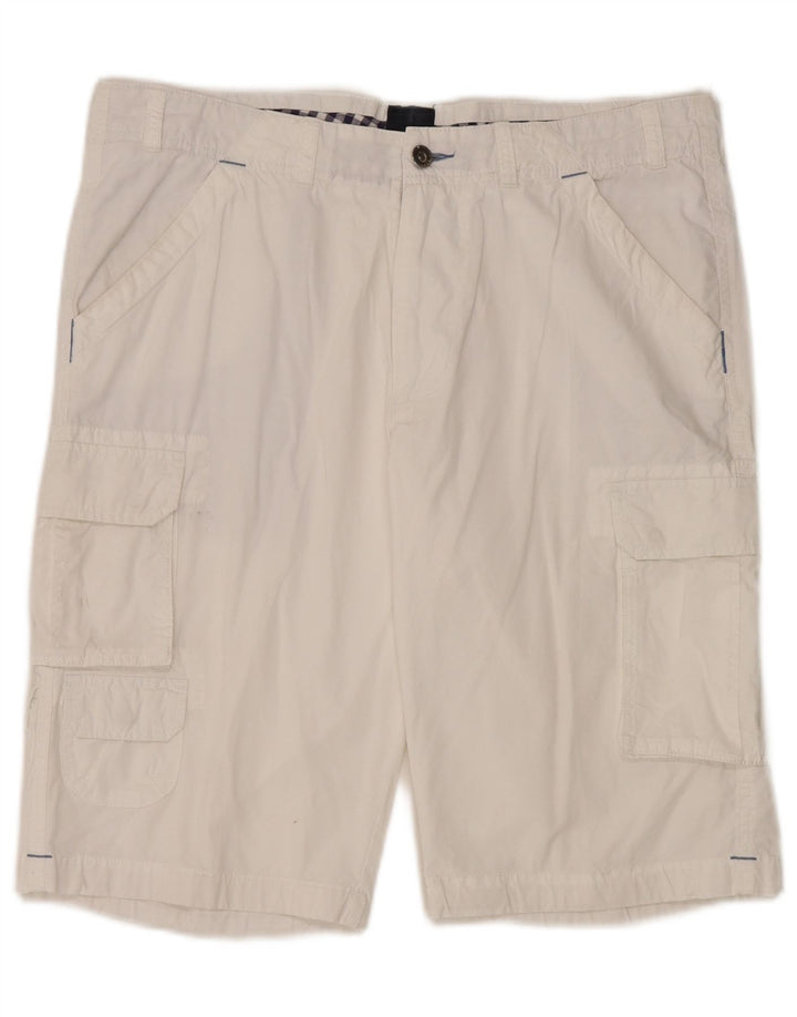 Daniel Hechter Herren Cargoshorts W36 Große weiße Baumwolle