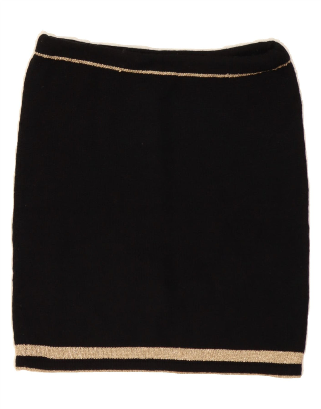 VINTAGE Womens Knit Pencil Skirt W28 Medium  Black Vintage Vintage and Second-Hand Vintage from Messina Hembry 