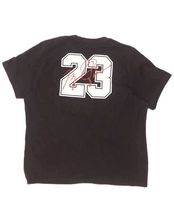 Jordan Herren Grafik T-Shirt Top XL Schwarz Baumwolle