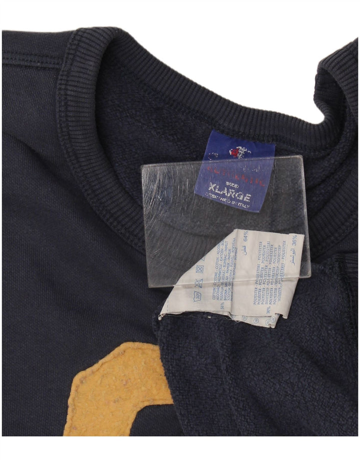 Champion Herren-Sweatshirt mit Grafik, XL, Marineblau, Baumwolle