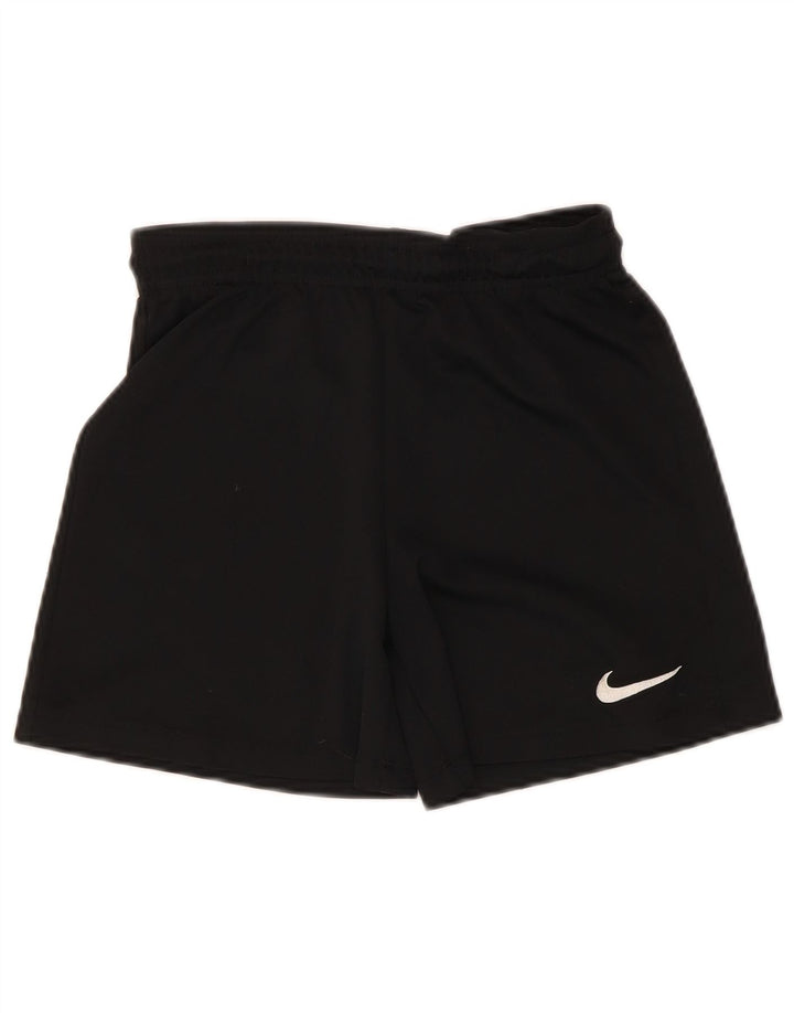 Nike Dri Fit Sportshorts für Jungen, 10–11 Jahre, mittelgroß, schwarzes Polyester