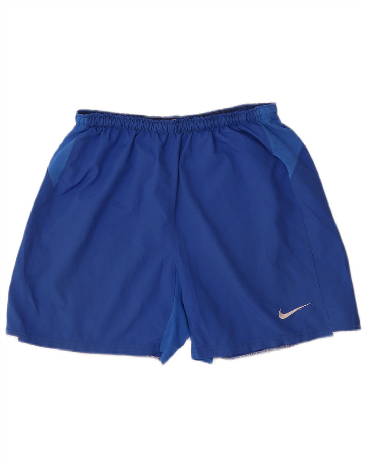 Nike Herren-Sportshorts, groß, blaues Polyester