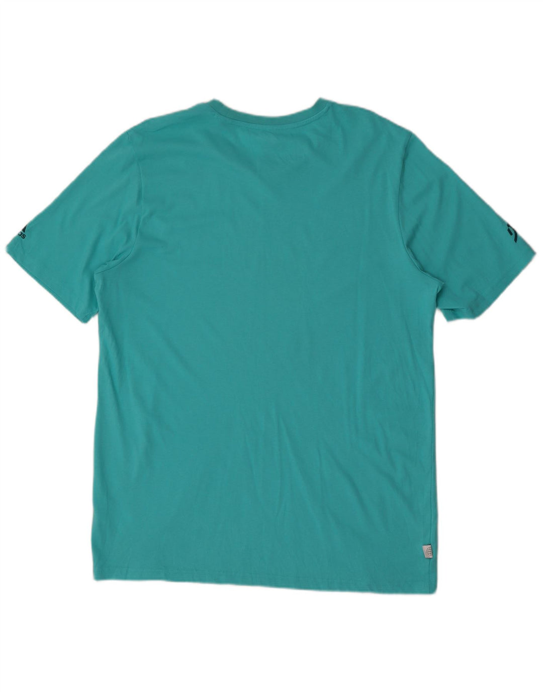Adidas Herren Grafik T-Shirt Top Large Blau Polyester