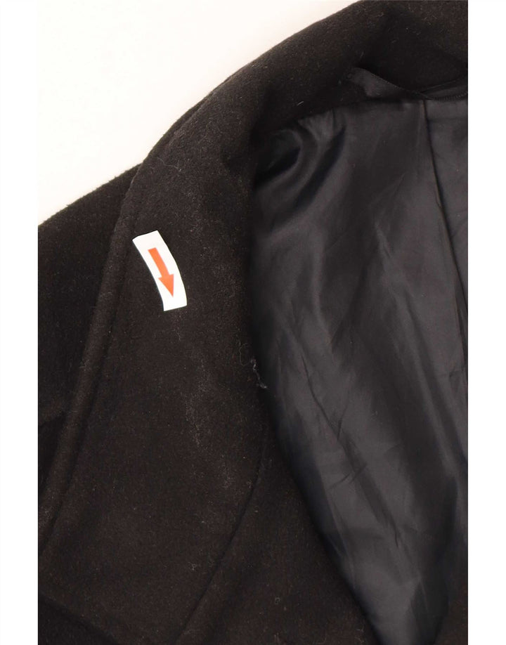 Marks & Spencer Herren Standardmantel UK 36 Small Schwarz Polyester