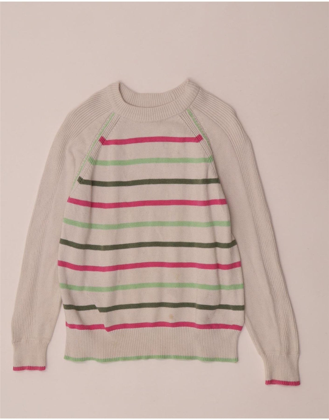 Marks & Spencer Damen-Pullover mit U-Boot-Ausschnitt, Gr. 10, Größe S, gebrochenes Weiß